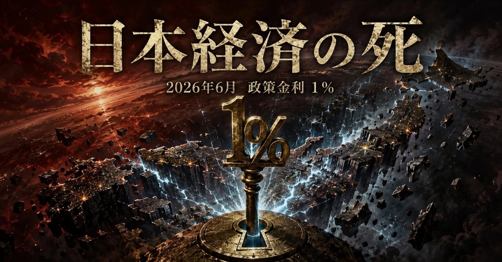 日本経済の死2026　-失われる40年へ突入- 実質的な中央政府借金は約314兆円しかないのに