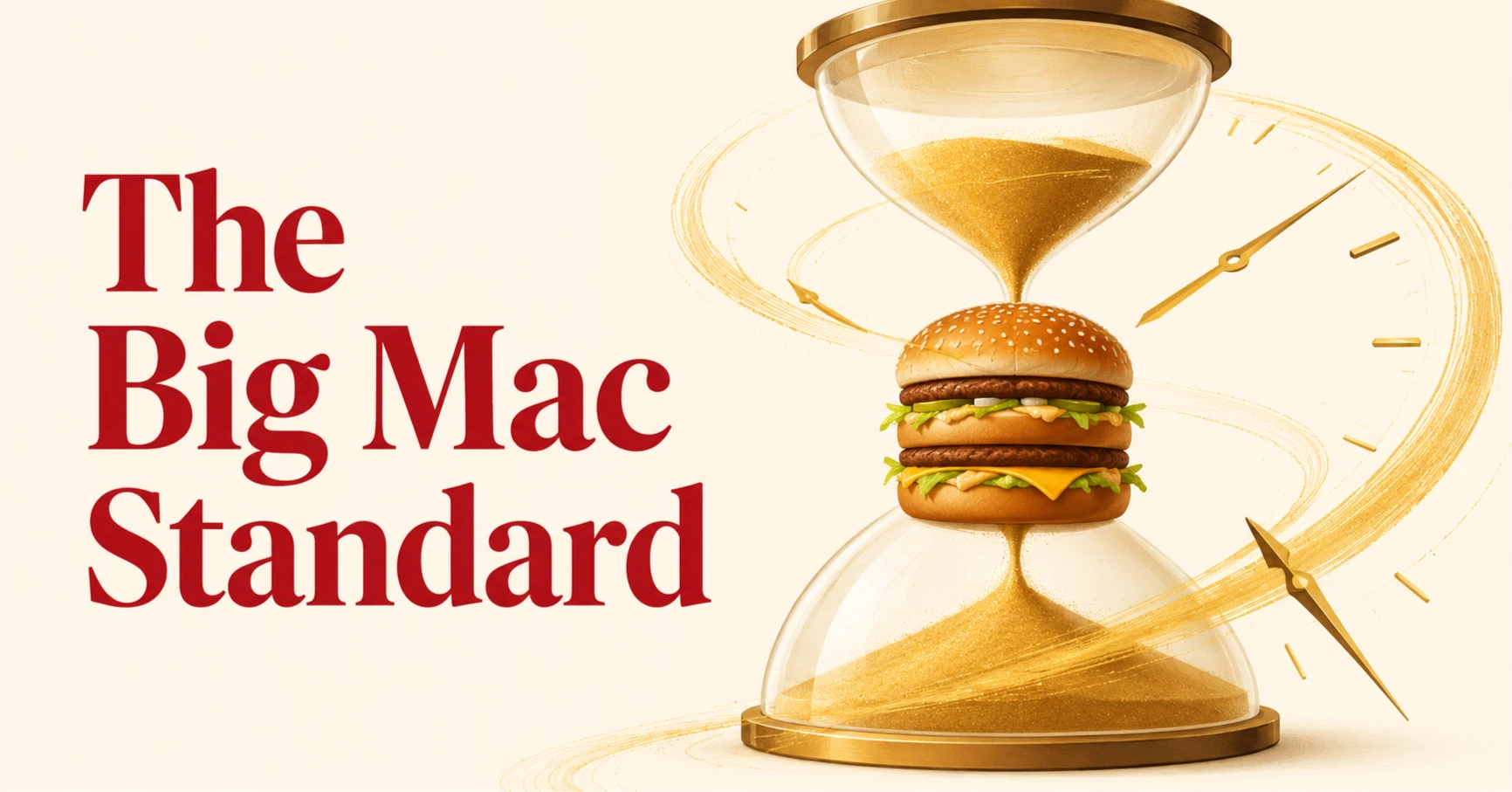 The Big Mac Standard ── ビッグマック本位制で世界10都市を測る，為替でも購買力平価でもなく，「何分働けば買えるか」で生活水準を測る．